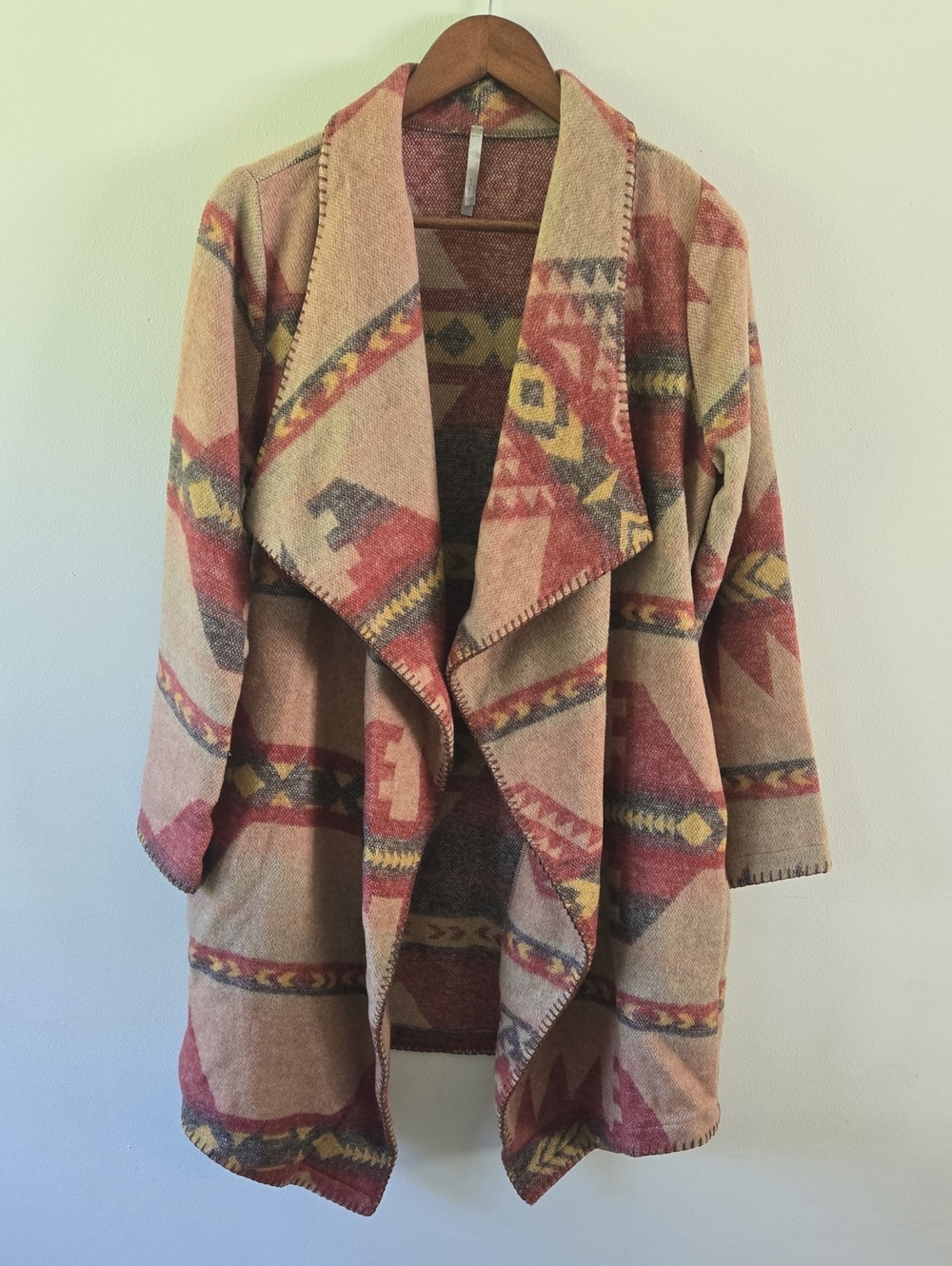 Mono B Women's Southwestern Drape Jacket Small